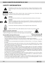 Предварительный просмотр 50 страницы ECG CDR 888 USB Instruction Manual