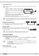 Предварительный просмотр 71 страницы ECG CDR 888 USB Instruction Manual