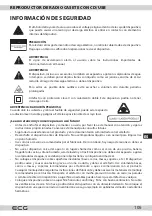 Предварительный просмотр 105 страницы ECG CDR 888 USB Instruction Manual