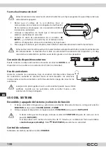 Предварительный просмотр 108 страницы ECG CDR 888 USB Instruction Manual