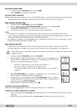 Предварительный просмотр 109 страницы ECG CDR 888 USB Instruction Manual