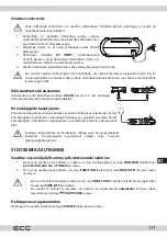 Предварительный просмотр 117 страницы ECG CDR 888 USB Instruction Manual