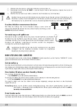 Предварительный просмотр 28 страницы ECG CDR 999 DAB Instruction Manual