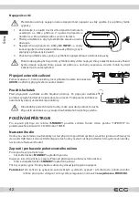 Предварительный просмотр 42 страницы ECG CDR 999 DAB Instruction Manual