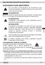 Предварительный просмотр 117 страницы ECG CDR 999 DAB Instruction Manual