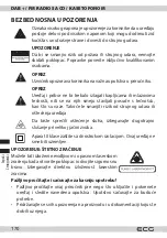 Предварительный просмотр 170 страницы ECG CDR 999 DAB Instruction Manual