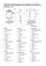 Предварительный просмотр 2 страницы ECG Chop&Cut SP 4015 Instruction Manual