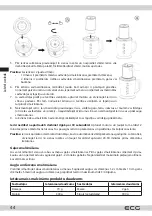 Предварительный просмотр 44 страницы ECG Chop&Cut SP 4015 Instruction Manual