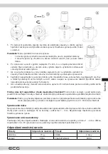 Предварительный просмотр 79 страницы ECG Chop&Cut SP 4015 Instruction Manual