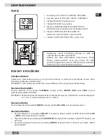 Предварительный просмотр 3 страницы ECG DH 009 Instruction Manual