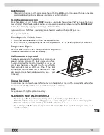 Предварительный просмотр 19 страницы ECG DH 009 Instruction Manual