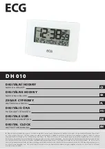 Предварительный просмотр 1 страницы ECG DH 010 Instruction Manual