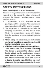 Preview for 5 page of ECG DS 1010 Manual