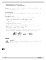 Предварительный просмотр 90 страницы ECG DVP 7709 WHITE Instruction Manual