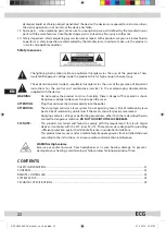 Предварительный просмотр 22 страницы ECG DVP 9809 BLACK Instruction Manual