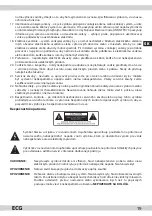 Предварительный просмотр 19 страницы ECG DVP 9909 Instruction Manual