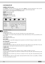 Предварительный просмотр 70 страницы ECG DVP 9909 Instruction Manual