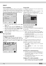 Предварительный просмотр 74 страницы ECG DVP 9909 Instruction Manual