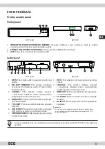 Предварительный просмотр 17 страницы ECG DVT 1350 HD PVR Instruction Manual