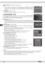 Предварительный просмотр 36 страницы ECG DVT 1350 HD PVR Instruction Manual