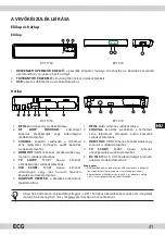 Предварительный просмотр 41 страницы ECG DVT 1350 HD PVR Instruction Manual