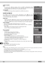 Предварительный просмотр 60 страницы ECG DVT 1350 HD PVR Instruction Manual