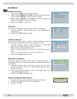 Предварительный просмотр 14 страницы ECG DVT 980 HD DVB-T Instruction Manual