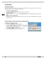 Предварительный просмотр 26 страницы ECG DVT 980 HD DVB-T Instruction Manual