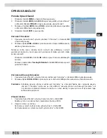 Предварительный просмотр 27 страницы ECG DVT 980 HD DVB-T Instruction Manual