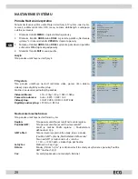 Предварительный просмотр 28 страницы ECG DVT 980 HD DVB-T Instruction Manual