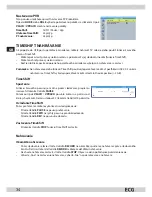 Предварительный просмотр 34 страницы ECG DVT 980 HD DVB-T Instruction Manual