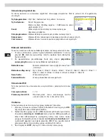 Предварительный просмотр 46 страницы ECG DVT 980 HD DVB-T Instruction Manual