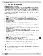 Предварительный просмотр 71 страницы ECG DVT 980 HD DVB-T Instruction Manual