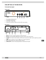 Предварительный просмотр 73 страницы ECG DVT 980 HD DVB-T Instruction Manual