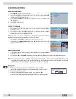 Предварительный просмотр 78 страницы ECG DVT 980 HD DVB-T Instruction Manual