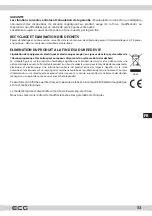 Предварительный просмотр 53 страницы ECG ED 80 HN Instruction Manual