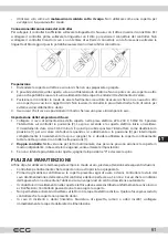 Предварительный просмотр 61 страницы ECG ED 8026 Instruction Manual