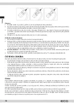 Предварительный просмотр 18 страницы ECG ED 8036 Instruction Manual