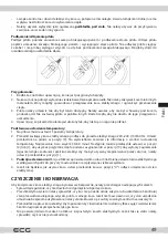 Предварительный просмотр 49 страницы ECG ED 8036 Instruction Manual