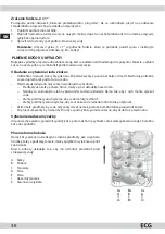 Предварительный просмотр 36 страницы ECG EDF 4516 QA+ Instruction Manual