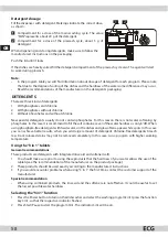 Предварительный просмотр 58 страницы ECG EDF 4516 QA+ Instruction Manual