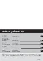 Предварительный просмотр 144 страницы ECG EDF 4516 QA+ Instruction Manual