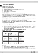 Preview for 8 page of ECG EDF 4526 QWA++ Instruction Manual