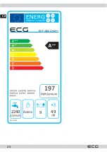 Предварительный просмотр 24 страницы ECG EDF 4526 QWA++ Instruction Manual