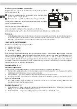 Предварительный просмотр 34 страницы ECG EDF 4526 QWA++ Instruction Manual