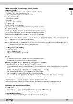 Preview for 17 page of ECG EDF 4527 QWA++ Instruction Manual