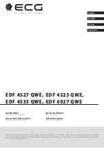 ECG EDF 4527 QWE Instruction Manual preview