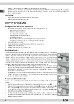 Предварительный просмотр 8 страницы ECG EDF 6013 WA+ Instruction Manual