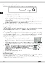 Предварительный просмотр 50 страницы ECG EDF 6013 WA+ Instruction Manual