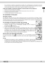 Предварительный просмотр 31 страницы ECG EDF 6023 WA Series Instruction Manual